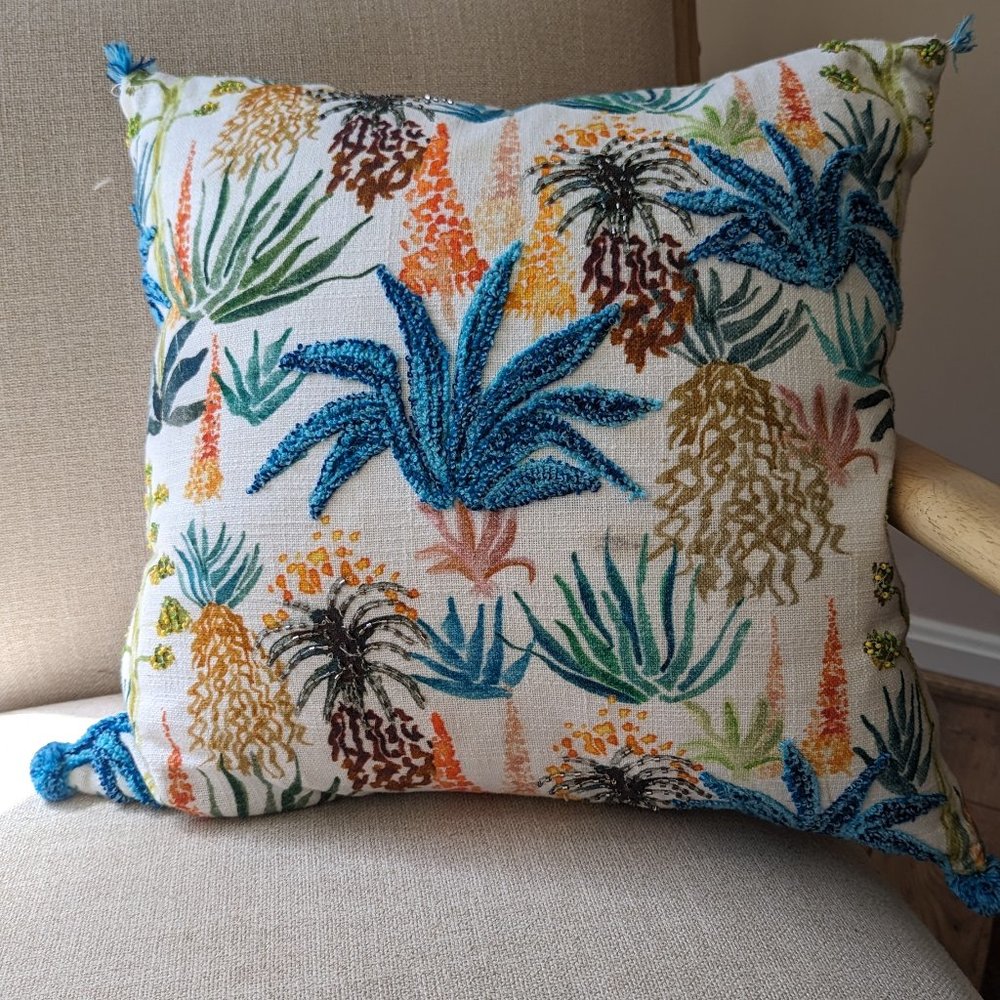 Justina Blakeney Ocean Pillow with Down Insert